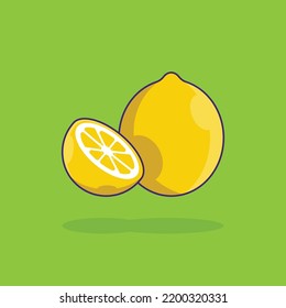 Vector fresh Illustration Fruit Editable