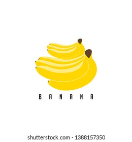 Vector of fresh and ready to serve bananas.