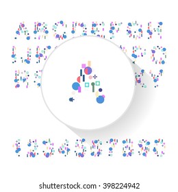 Vector fresh typeface illustration for presentational purposes
