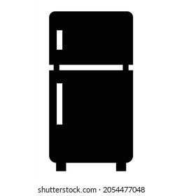 Vector Fridge Glyph Icon Design
