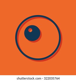 Vector fried eggs icon. Food icon. Eps10