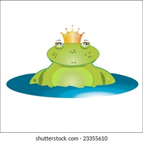 Ropa vectorial de rana en blanco