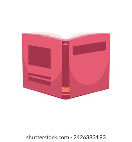 Vector front cover open book. World Book Day