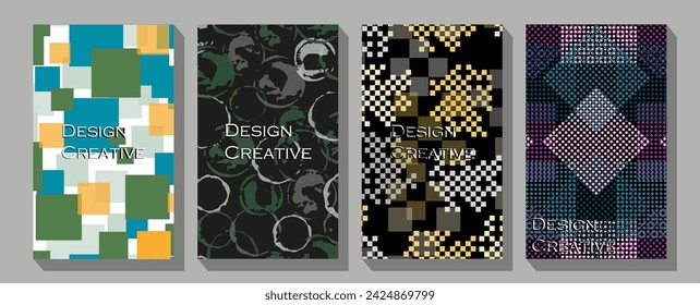 Vector front page font. Ad banner form texture. Flier fiber Best design for poster, card, invitation, placard, brochure, flyer, presentation. 