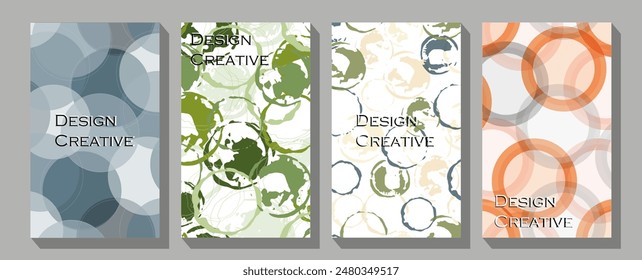 Vector front page font. Ad banner form texture. Flier fiber  Creative fun collage.