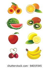 vector fruit