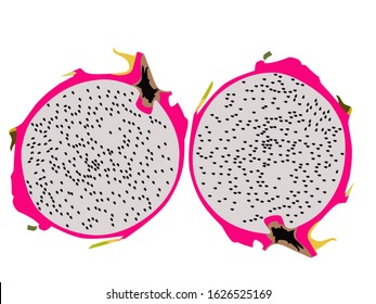 Vector of a fruit dragon sweet