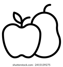 Vector fruit Grocery object illustration