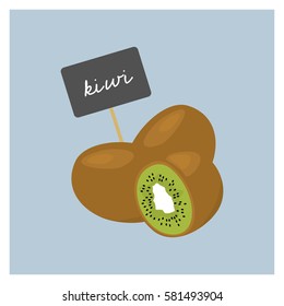 Vector Fruit - Kiwi