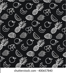 Vector fruit pattern