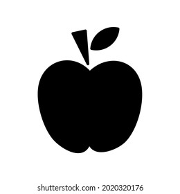 Vector Fruit Silhouettes. Fruit isolated. 