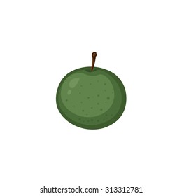 Vector Fruits - Green Orange
