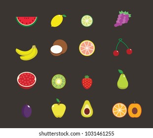 vector fruits images