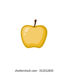 Vector Fruits - Yellow Apple