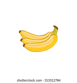 Vector Fruits - Yellow Bananas