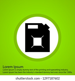 Vector fuel can icon