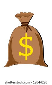 vector of full money sack