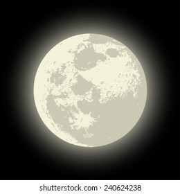 Vector Full Moon