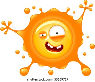 Vector Funky Splat Characters 1