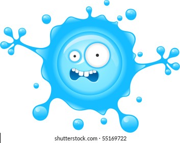 Vector Funky Splat Characters 2
