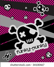 Vector Funky-Punky Illustration