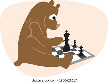 Vector funny animals Cute animals: forest, farm, domestic, polar in cartoon style.