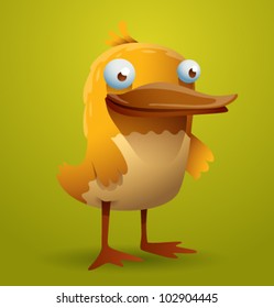 vector funny bird 10
