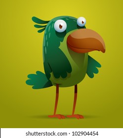 Vector Funny Bird 9