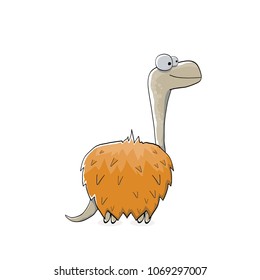 vector funny cartoon cute monster dinosaur isolated on white background. Vector funny mascot dragon . Hand drawn Dino logo design template