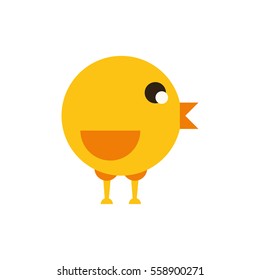 Vector funny character cartoon chicken