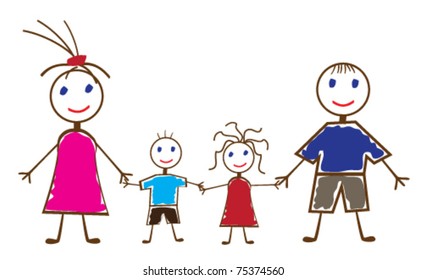 Family Stock Vector (Royalty Free) 44821345