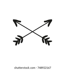 Vector funny hand drawn arrows. Poster, postcard, sticker, print, elements for design and other.