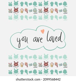 Vector funny illustration on the theme of love. St.Valentine's day doodle hand-drawn elements. 
