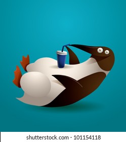 vector funny penguin 1