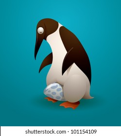 vector funny penguin 6