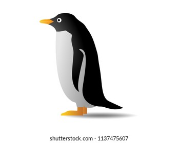 vector of funny penguin illustrations
