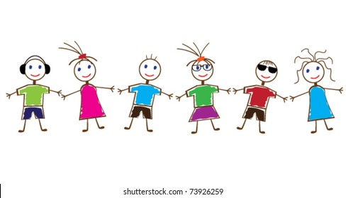 vector funny people