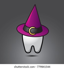 vector funny wisdom tooth character