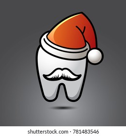 vector funny wisdom tooth character