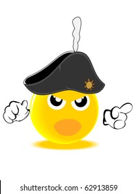 vector funny yellow ball the general