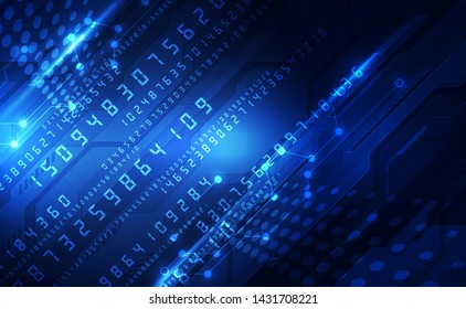 vector future digital speed technology concept, abstract background illustration
