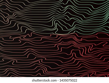 Vector of futuristic abstract backgound template with wavy line. Colorful. Eps 10.