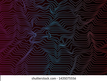 Vector of futuristic abstract backgound template with wavy line. Colorful. Eps 10.