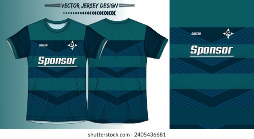 Vector futuristic abstract background pattern for sport jersey design