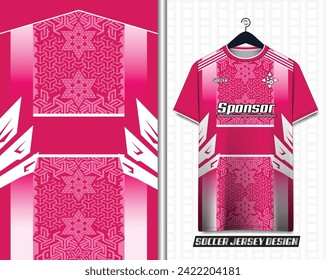 Vector futuristic abstract background pattern for sport jersey design