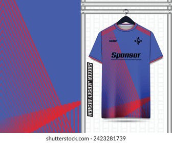 Vector futuristic abstract background pattern for sport jersey design