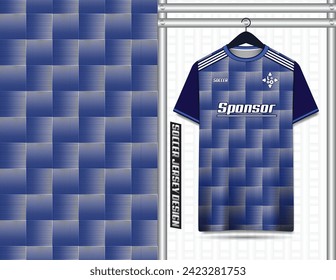 Vector futuristic abstract background pattern for sport jersey design