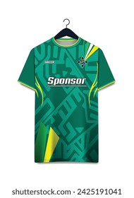 Vector futuristic abstract background pattern for sport jersey design