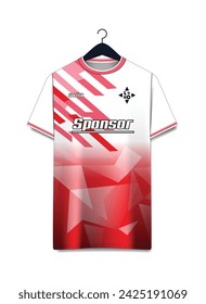 Vector futuristic abstract background pattern for sport jersey design