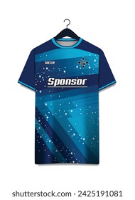 Vector futuristic abstract background pattern for sport jersey design